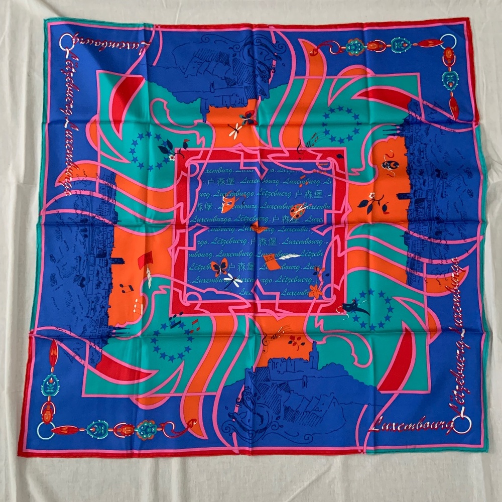 Luxembourg "Heritage" Silk Scarf